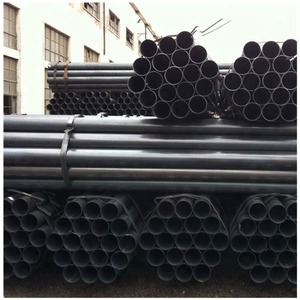 Tuyau en acier au carbone noir ERW ASTM A53 Grade A, tube <span class=keywords><strong>rond</strong></span>, prix d'usine, 6 m pour pipeline de fluides - Product Image 2