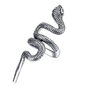 Retro Punk Offener <span class=keywords><strong>Ring</strong></span> Verstellbarer Löwen-Schlangen-<span class=keywords><strong>Ring</strong></span> für Männer - Product Image 2