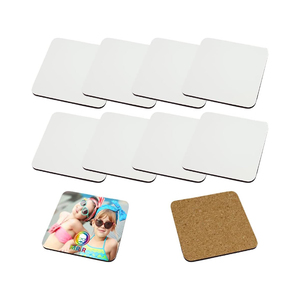 Wholesale Custom Printed Photo Classic Eco-Friendly 4mm Thick Round Cork Wooden 90mm Car Sublimation Blank Coasters - Product Image 1