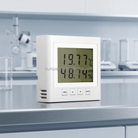 Sensor de Temperatura y Humedad RS485 con Pantalla LCD de 2.83 Pulgadas, Protocolo MODBUS-RTU, Clasificación IP43, Personalizable para Centros de Datos