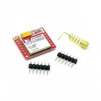 Carte de développement de module GPRS SIM800L - Réseau 2G 850/900/1800/1900 MHz avec emplacement pour carte MicroSIM
