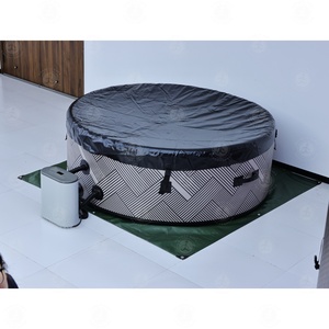 Jacuzzi Inflable Comercial para Interiores con Cubierta Aislante, Portátil, con Burbujas de <span class=keywords><strong>Masaje</strong></span> - Product Image 4