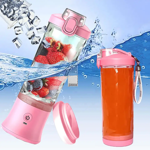 Exprimidor de frutas eléctrico portátil de 600ML, máquina recargable por USB, agitador de proteínas deportivo, Mini licuadora eléctrica, licuadora portátil - Product Image 3