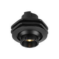 Lampu Aksen Gimbal Minimalis Mewah untuk Kabinet/Plafon dengan Lubang Potong 45mm, Lampu Aluminium Zoomable 1W/3W untuk Museum