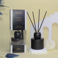 Vente en gros de diffuseurs d'huiles essentielles d'arôme de 120ml, ensemble de parfums désodorisants enfichables avec boîtes d'emballage noires
