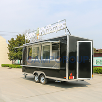 CAMP remorque de nourriture entièrement équipée avec cuisine complète remorque de camion de nourriture de rue commerciale chariot de nourriture à vendre