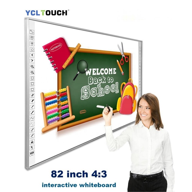 Factory Direct 40 Point SDK 82 Inch Interactive Electronic Whiteboard Smart TV Infrared Touch Frame