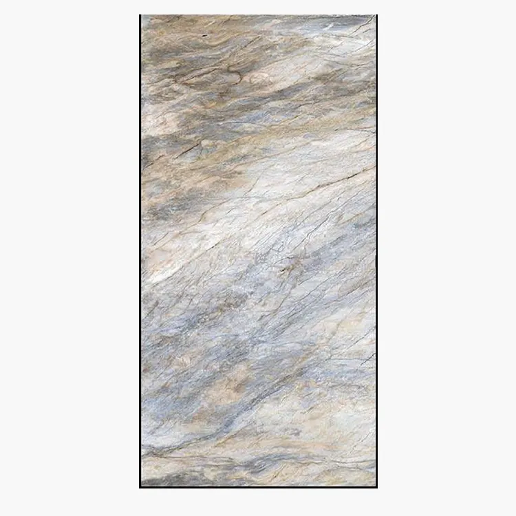 Coloria champs elísees slab/pedra sintered, telhas mármore, superfície brilhante 1200*2600*6mm para parede interior ou piso