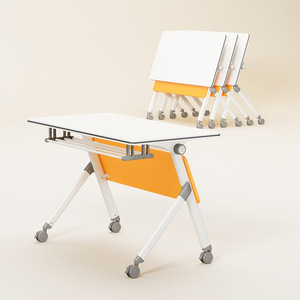 Văn phòng hiện đại gấp di động hội nghị bảng với khiêm tốn và có thể khóa bánh xe cho các lớp học phương tiện truyền thông Trung tâm Đào tạo phòng - Product Image 5