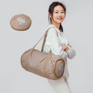 Waterproof Yoga Sports & Fitness Bag; Multifunctional Foldable Travel Tote & Handbag with Dry-Wet Separation Unisex Made China