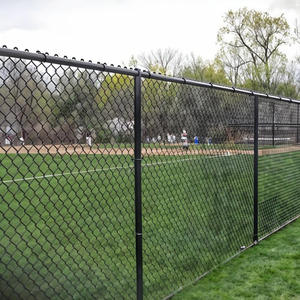 Recinzione a Maglie Concatenate Rivestita in PVC, Recinzione per Animali Domestici, Rete Metallica a Maglia Romboidale, Pannelli a Maglie Concatenate - Product Image 1