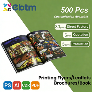 Impression de mangas et de bandes dessinées personnalisées de qualité supérieure, impression offset 300 g/m², livres de romans en anglais, impression couleur intégrale, reliure à point de selle - Product Image 1