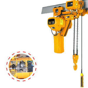 Palan à chaîne électrique <span class=keywords><strong>1</strong></span> tonne grue grue électrique balançoire étape Construction palan à chaîne avec crochet - Product Image 6