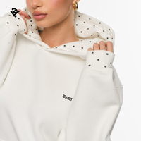 Collection Automne 2026 : Ensemble de survêtement tendance pour femme, style streetwear, personnalisé, imprimé pois, deux pièces (hoodie et pantalon de jogging)