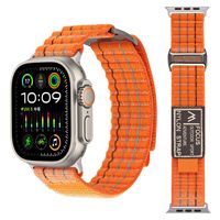 Tschick Trail Boucle pour Apple Watch Ultra 2 Bande 49 44 45 46 42 40mm 41mm Nylon Sport Bracelet IWatch Série 10 9 7 8 Se Sangles