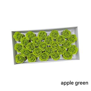 ดอกกุหลาบผ้าไหมขนาดเล็ก 4 ซม. ขายส่งราคาถูก สำหรับตกแต่งเค้ก - Product Image 1