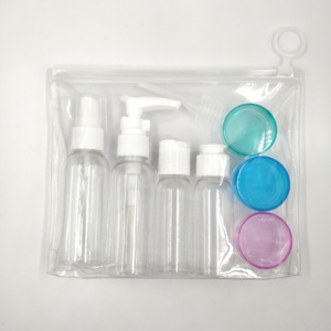 Precio de fábrica, bomba de plástico portátil, botella pulverizadora, 10ml, Kit de viaje cosmético PET con tapas de rosca, superficie de serigrafía - Product Image 6