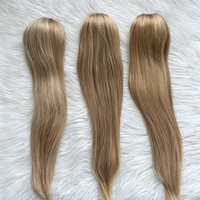 Queue de cheval de luxe avec cordon de serrage Emeda, extensions de cheveux humains de couleur blonde, trame vierge poney femmes