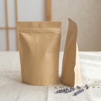 Vente directe usine – Sachets Doypack personnalisables en papier kraft avec logo pour emballage alimentaire (snacks, café, thé)