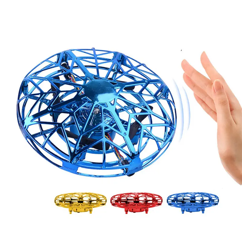 Sihirli kızılötesi sensör el kontrollü uçan daire Spinner topu Drones çocuklar Rc indüksiyon Nova Led Ufo uçan oyuncak