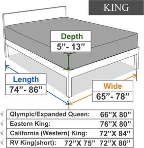 4-cách căng đan nhăn miễn phí không có nhiều trượt ra cho nệm mềm & thoải mái được trang bị tấm - Product Image 6