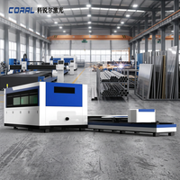 Máquina de Corte Láser de Fibra CNC CORAL CRL-4015C 1500W-6000W, Cortadora de Metal para Tubos, Láminas y Placas, Alta Precisión