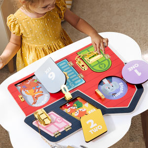 2026 nuevo producto cerrajero inteligente bloqueo Picking desafío cognición Digital Animal iluminación ejercicio habilidades motoras finas - Product Image 6