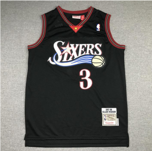 Hot Sales American Retro Basketball Stitched <strong>Jersey</strong> for All Teams White <strong>IVERSON</strong> 3 Adult Man Basketball <strong>Jersey</strong> - Product Image 2