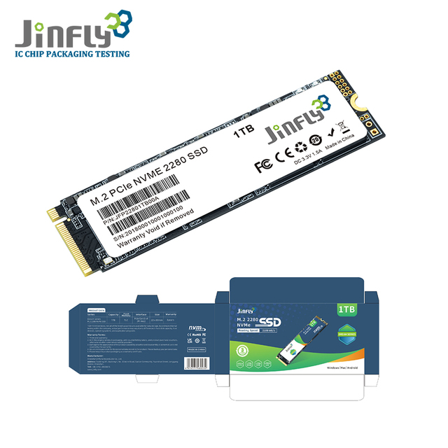 Wholesale JINFLY Internal PCIe Gen 4*4 NVMe M.2 SSD 512GB 1TB 2TB SATA 3.0 Expansion 1800MB/S Read/1200MB/S Write Laptop Desktop