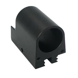 Base de Posicionamiento de Aluminio Negro para Mecanizado CNC Personalizado, Fresado de 5 Ejes, Repuesto para Motocicletas de Carreras, Prototipo - Product Image 1