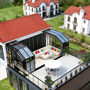 Terraza Acristalada Plegable Móvil de Aluminio, Retráctil, para Exteriores - Product Image 3