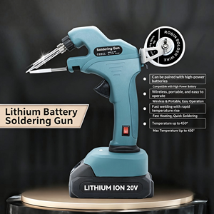 Wireless Lithium Battery <b>Soldering</b> Gun, Rechargeable Semi-Automatic Tin Feeding Gun, Smart Handheld <b>Soldering</b> <b>Iron</b> for Home Use - Product Image 3