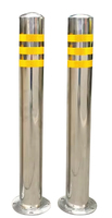 Utilisation de sécurité Lane Bande d'avertissement en acier inoxydable guide de stationnement poteau de borne