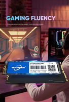 قرص صلب WALRAM بسعة 128 جيجابايت M.2 SATA NGFF 2280 عالي السعة لأجهزة الكمبيوتر المكتبية