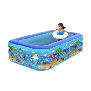 <span class=keywords><strong>Piscine</strong></span> gonflable rectangulaire de taille familiale de 120 cm, vente en gros d'usine, <span class=keywords><strong>piscine</strong></span> gonflable portable pliable en PVC - Product Image 3