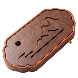 Wholesale solid rosewood water-<b>storage</b> tea tray, dry brewing <b>table</b>, household <b>small</b> tea tray, retro mini drainage tea brewing - Product Image 4