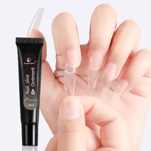 fengshangmei upgrade New tube 15ml solid nail gel glue for press on nails