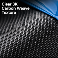 Tissu préimprégné en fibre de carbone 3K 200G, sergé bidirectionnel, en rouleau, avec film de protection et système de résine personnalisé pour le lamination
