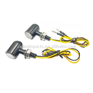 E Mark Super Mini Bullet Style LED Luz de señal de giro Dual Auxiliar Lámpara delantera/trasera Claro 12V DC Indicador intermitente de freno - Product Image 6