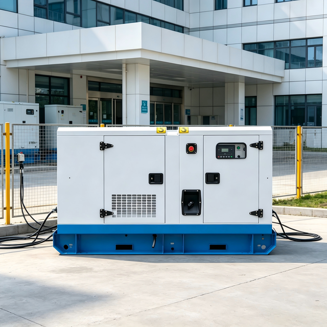 Smart Silent Diesel Generator 50hz 16kw 20kva Single Phase Office Building Emergency Supply
