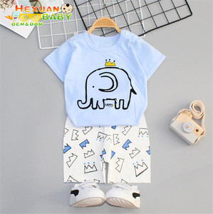 Camisetas y pantalones cortos de verano para niños, conjuntos de <span class=keywords><strong>ropa</strong></span> para niños y niñas, venta al por mayor, <span class=keywords><strong>conjunto</strong></span> de <span class=keywords><strong>ropa</strong></span> para recién nacidos - Product Image 6