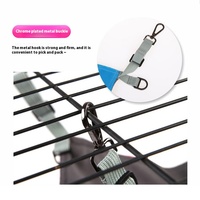 Hamac pour chat suspendu en polaire à motif uni pour l'automne et l'hiver, lit pour animaux de compagnie réglable, lit pour animaux de compagnie écologique