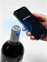 Etiqueta NFC RFID Antimanipulación Desechable con Logotipo Personalizado, Adhesivo Antimanipulación para Botellas de Vino