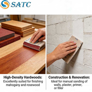 Papel <span class=keywords><strong>de</strong></span> <span class=keywords><strong>Lija</strong></span> <span class=keywords><strong>de</strong></span> Óxido <span class=keywords><strong>de</strong></span> Aluminio 9x11 Pulgadas 230x280mm Hojas <span class=keywords><strong>de</strong></span> <span class=keywords><strong>Lija</strong></span> <span class=keywords><strong>de</strong></span> Papel Kraft <span class=keywords><strong>Grano</strong></span> 40 a <span class=keywords><strong>400</strong></span> para Trabajos en Madera y Pulido <span class=keywords><strong>de</strong></span> Metales - Product Image 3