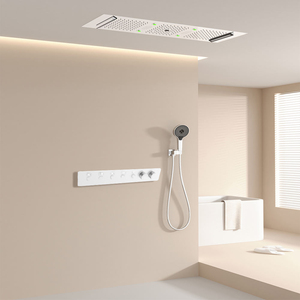 Set <span class=keywords><strong>doccia</strong></span> <span class=keywords><strong>doccia</strong></span> intelligente a temperatura nascosta con supporto a parete di lusso - Product Image 3