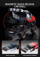 Voiture RC MJX HYPER 1:8 Brushless H8P Bronco Baja 1000 Télécommandée 4x4 Tout-Terrain pour l'escalade, Véhicule Jouet de Simulation