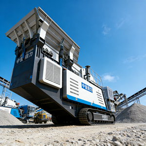 <span class=keywords><strong>Concasseur</strong></span> à mâchoires mobile sur pneus 60-220 TPH pour la construction routière et ferroviaire, agrégats, performance stable - Product Image 1