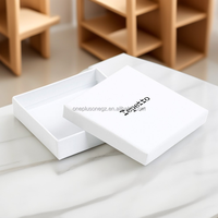 Emballages en carton rigides pour vêtements de luxe personnalisés avec couvercle amovible, 2 pièces, laminage mat, revêtement UV pour chaussettes, fourrure