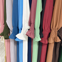 Abaya pour femmes robe islamique hijab écharpe deux couches Khimar avec ensemble de robe intérieure en vente