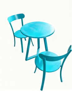 हल्के मजबूत 3 पीसी लोहे के बिस्ट्रो सेट आउटडोर डाइनिंग सेट प्रीमियम पैटिको फर्नीचर कारखाने की कीमत बड़ी पदोन्नति - Product Image 1